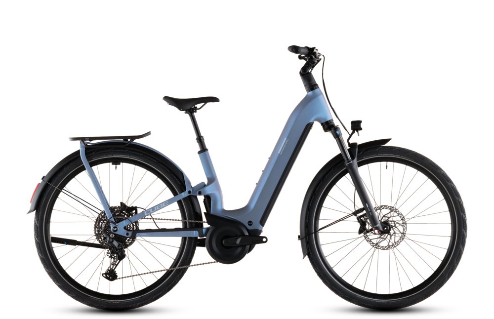 CUBE Kathmandu Hybrid ONE11 HPC Pro 800 hazeblue´n´blue Easy Entry