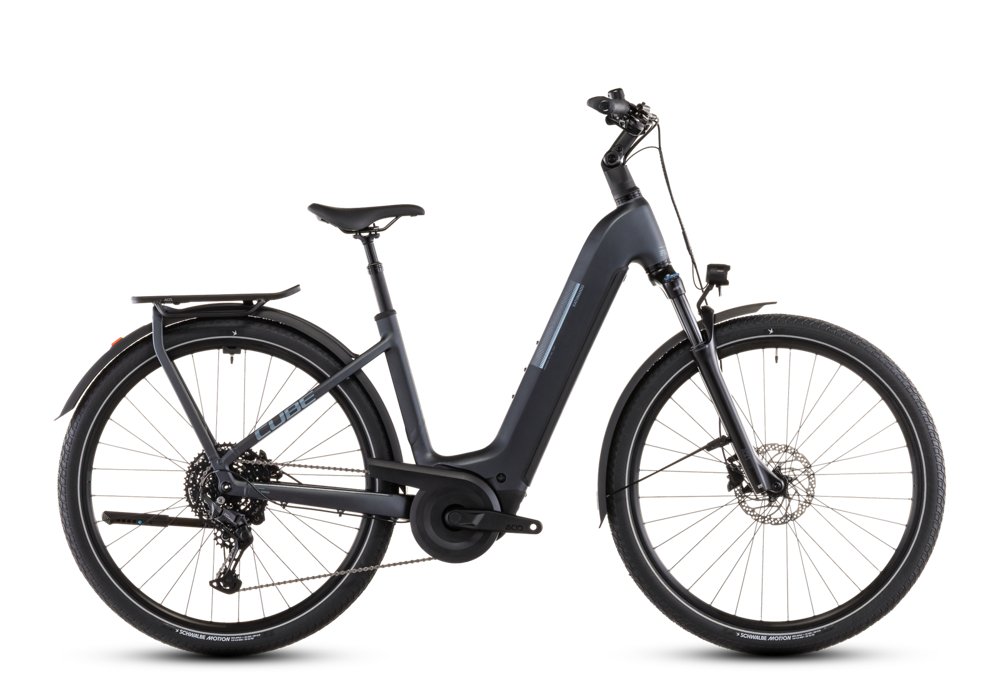 CUBE Kathmandu Hybrid ONE 800 metallicgrey´n´grey Easy Entry