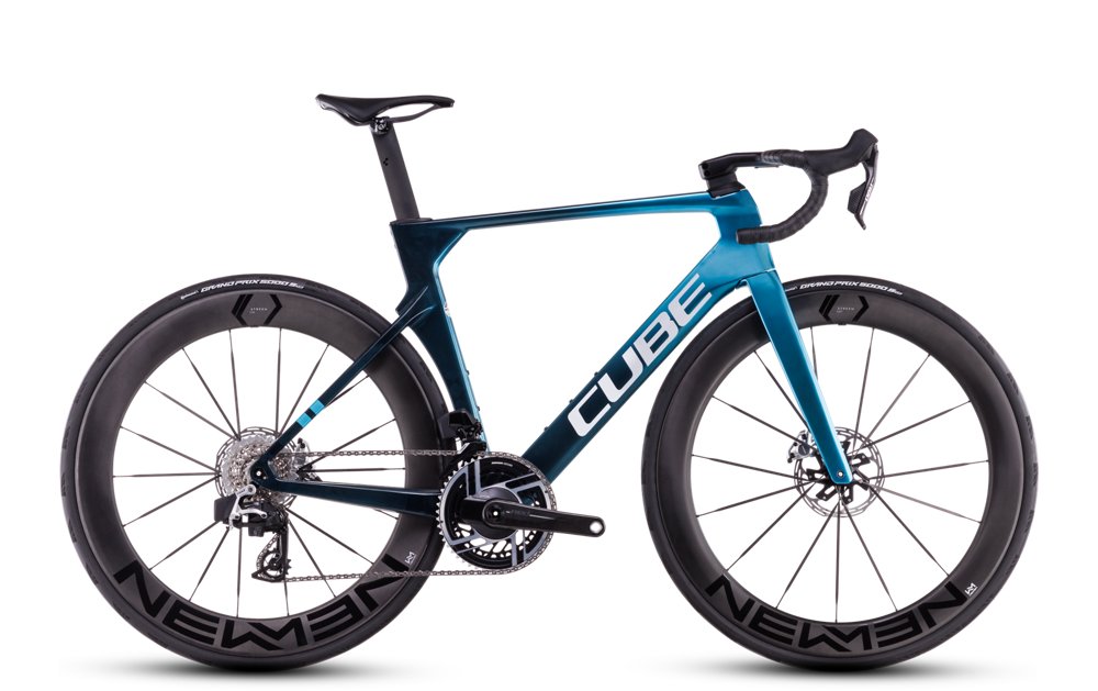 CUBE Litening AERO C:68X SLX chromeblue´n´liquidblue