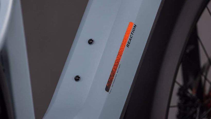CUBE Reaction Hybrid Race 800 FE vulcan´n´orange Easy Entry – Ansicht 2