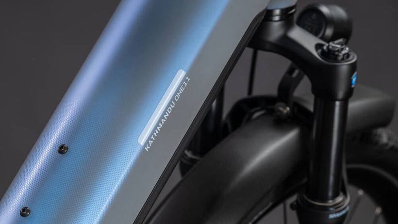 CUBE Kathmandu Hybrid ONE11 HPC Pro 800 hazeblue´n´blue Easy Entry – Ansicht 2
