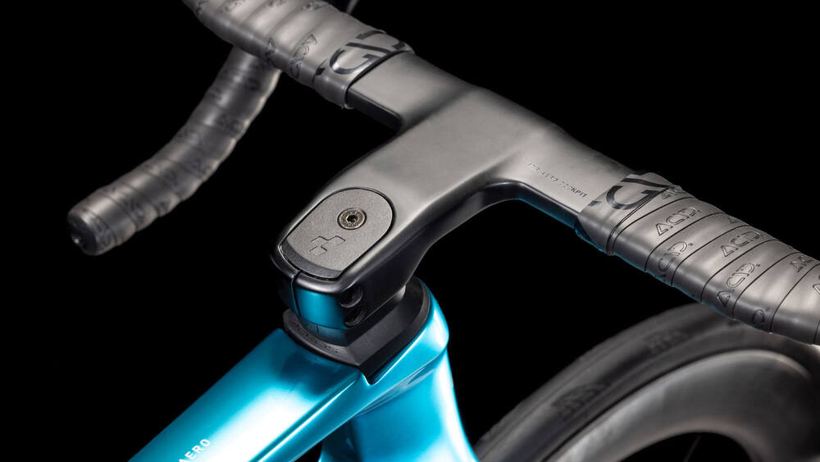 CUBE Litening AERO C:68X SLX chromeblue´n´liquidblue – Ansicht 2
