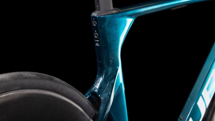 CUBE Litening AERO C:68X SLX chromeblue´n´liquidblue – Ansicht 3