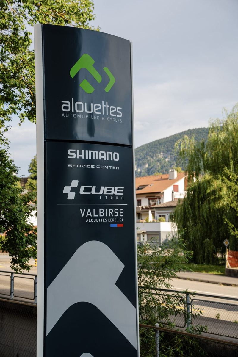Alouettes · Shimano Service Center · CUBE Valbirse – Totem